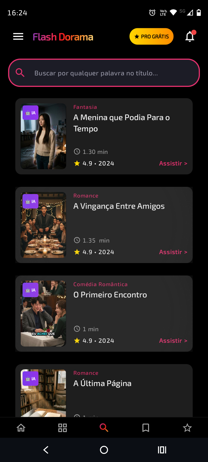 Flash Dorama - Central de Notificações de Lançamentos